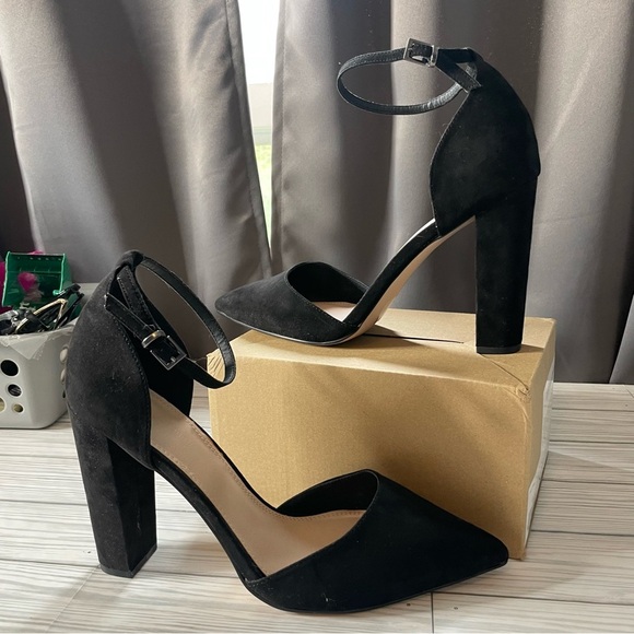 ASOS Elegant Black Women's Heels size 8.5 - Picture 2 of 7